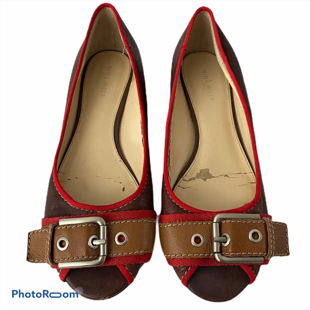 🔴 Nine West Open Toe size 8M